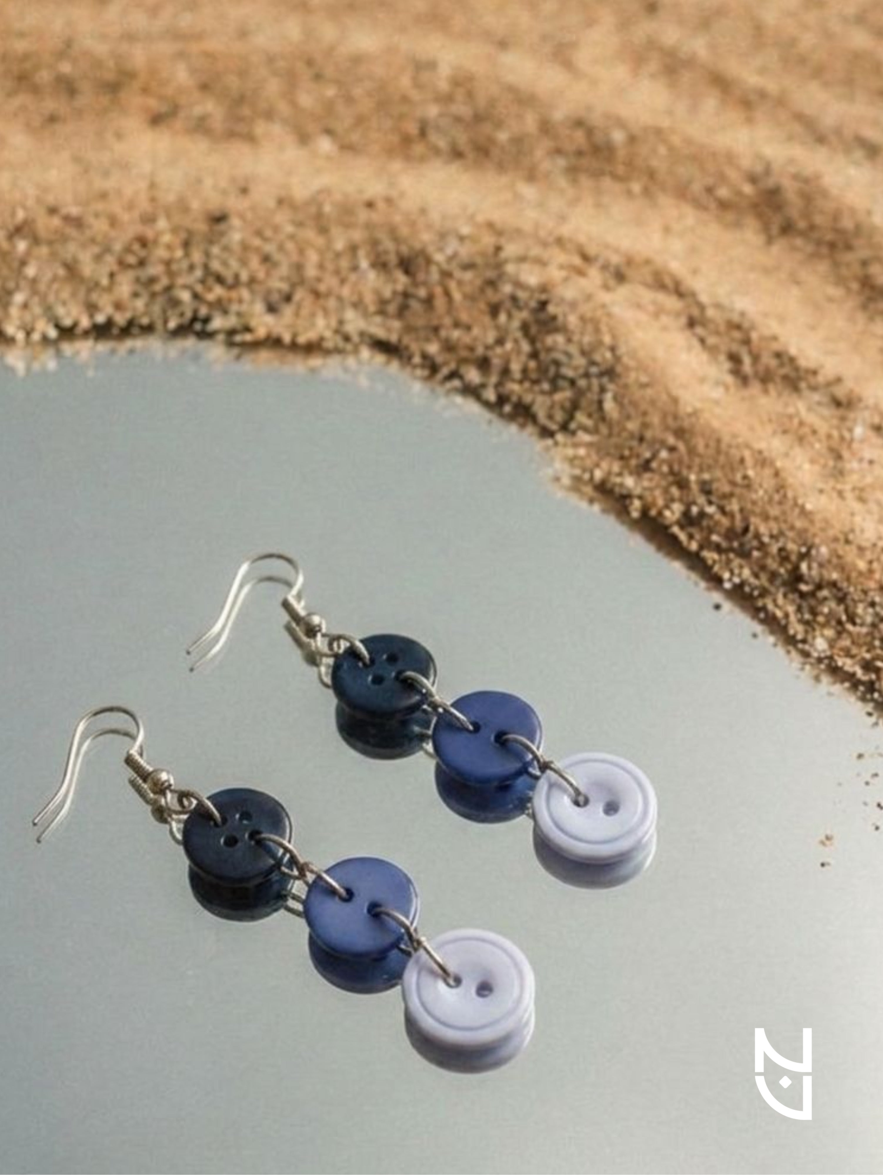 Shades of Blue Earrings