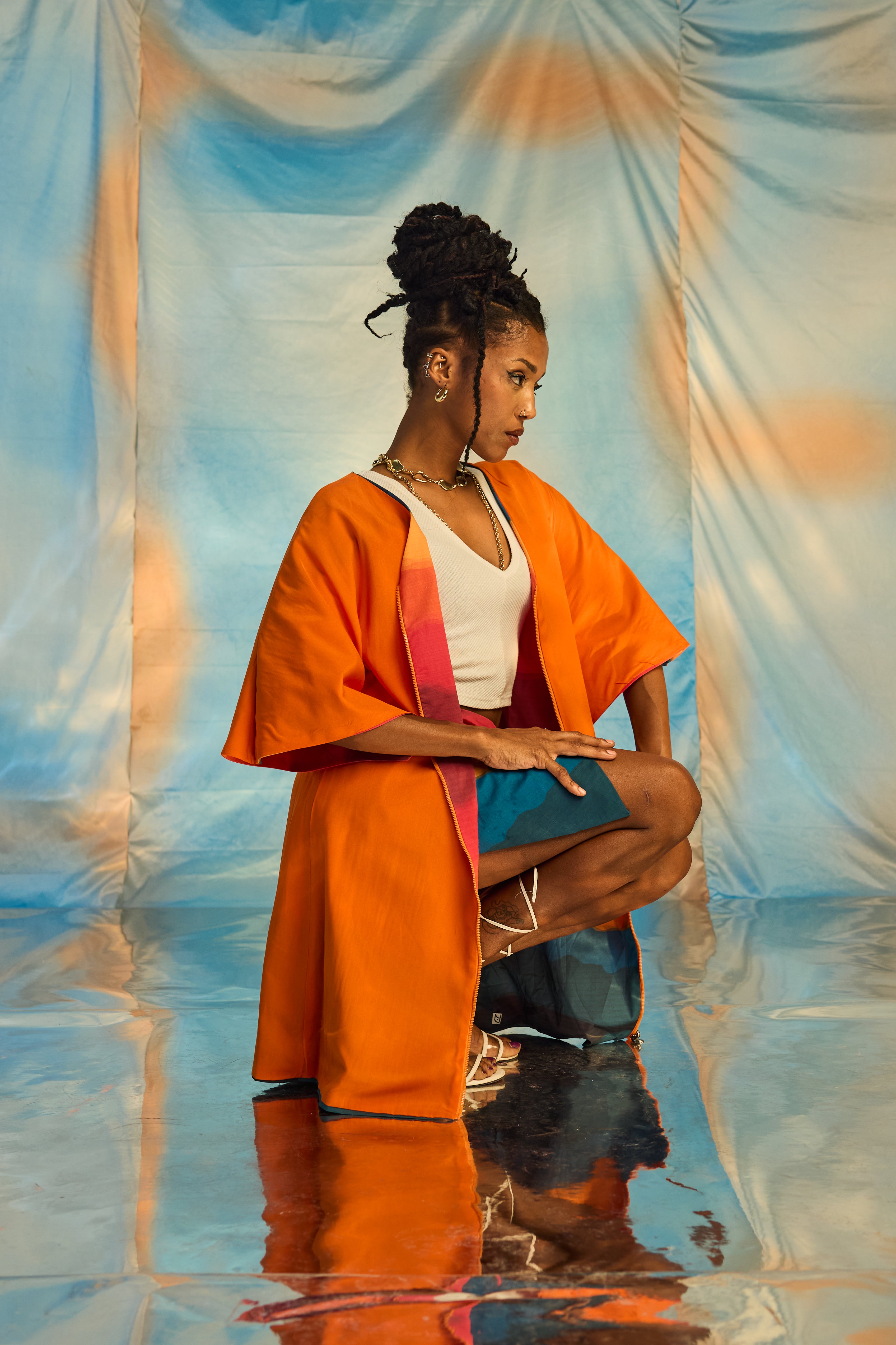 Short Sleeve 4 in 1 Cardigan dress